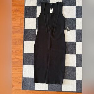 Express Black Midi Dress